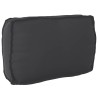 Set de coussins de palette 2 pcs Noir Tissu Oxford 515899515899
