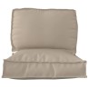 Set de coussins de palette 2 pcs Taupe Tissu Oxford 515900515900