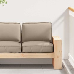 Set de coussins de palette 2 pcs Taupe Tissu Oxford 515902515902