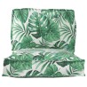Set de coussins de palette Floral 2 pcs Motif Feuille Verte 515903515903