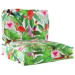 Set de coussins de palette 2 pcs Jungle tropicale Tissu Oxford 515904515904