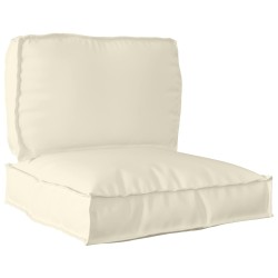 Set de coussins de palette 2 pcs Crème Tissu Oxford 515906515906