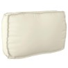 Set de coussins de palette 2 pcs Crème Tissu Oxford 515906515906