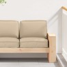 Set de coussins de palette 2 pcs Beige Tissu Oxford 515907515907
