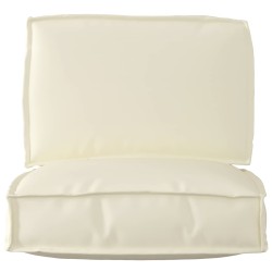 Set de coussins de palette 2 pcs Crème Tissu Oxford 515908515908