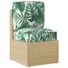Set de coussins de palette Floral 2 pcs Motif Feuille Verte 515910515910