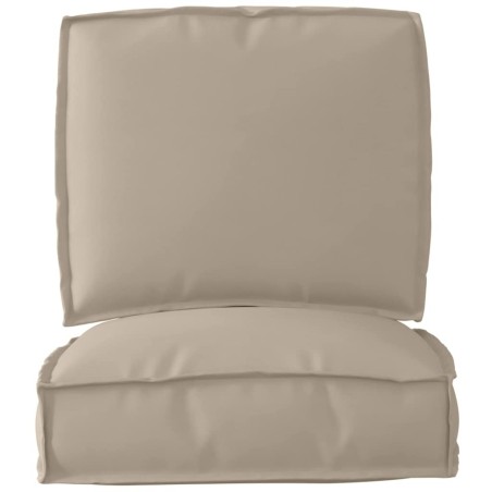 Set de coussins de palette 2 pcs Taupe Tissu Oxford 515912515912