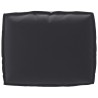 Set de coussins de palette 2 pcs Noir Tissu Oxford 515914515914