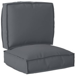 Set de coussins de palette 2 pcs Anthracite Tissu Oxford 515916515916