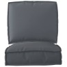 Set de coussins de palette 2 pcs Anthracite Tissu Oxford 515916515916