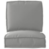 Set de coussins de palette 2 pcs Gris Tissu Oxford 515918515918