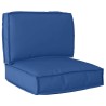 Set de coussins de palette 2 pcs Bleu royal Tissu Oxford 515920515920