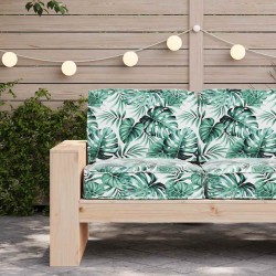 Set de coussins de palette Floral 2 pcs Motif Feuille Verte 515935515935