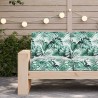 Set de coussins de palette Floral 2 pcs Motif Feuille Verte 515935515935
