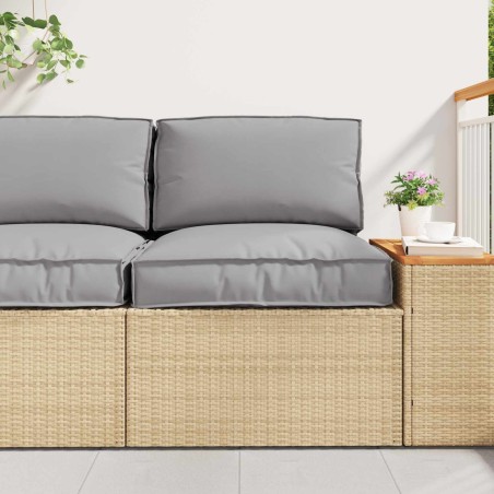 Set de coussins de palette 2 pcs Gris Tissu Oxford 515937515937