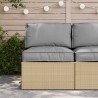 Set de coussins de palette 2 pcs Gris Tissu Oxford 515937515937