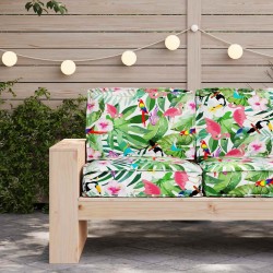 Set de coussins de palette 2 pcs Jungle tropicale Tissu Oxford 515938515938
