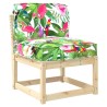 Set de coussins de palette 2 pcs Jungle tropicale Tissu Oxford 515938515938