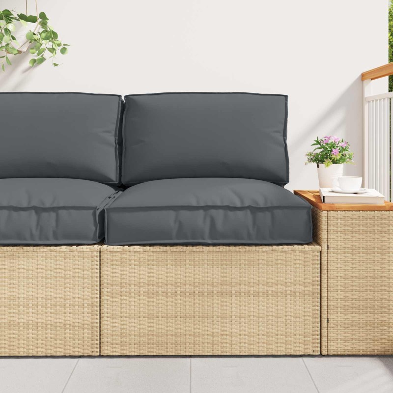Set de coussins de palette 2 pcs Anthracite Tissu Oxford 515939515939