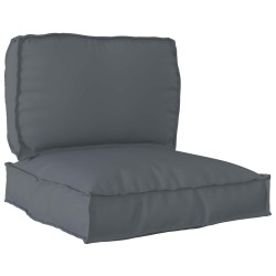 Set de coussins de palette 2 pcs Anthracite Tissu Oxford 515939515939