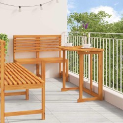 Ensemble bistro de jardin 5 pcs Marron Bois d'Acacia Massif 515941515941
