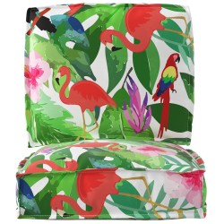 Set de coussins de palette 2 pcs Jungle tropicale Tissu Oxford 515947515947