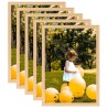 Collage de cadres photo 5 pcs de mur table Chêne clair 70x90 cm 515956515956
