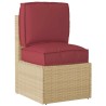 Set de coussins de palette 2 pcs Bordeaux Tissu Oxford 515984515984