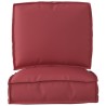 Set de coussins de palette 2 pcs Bordeaux Tissu Oxford 515984515984