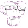 Ensemble de canapé de jardin avec coussin 2 pcs Noir polyrotin 516001516001