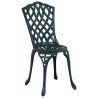 Ensemble de salle à manger pour jardin 5 pcs Vert Aluminium 516003516003