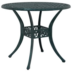 Ensemble de salle à manger pour jardin 5 pcs Vert Aluminium 516003516003