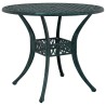 Ensemble de salle à manger pour jardin 5 pcs Vert Aluminium 516003516003