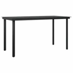 Ensemble à manger jardin coussins 5 pcs gris poly rotin verre 516016516016