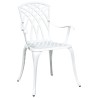 Ensemble de tables de jardin 3 pcs Blanc Aluminium coulé 516023516023