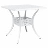 Ensemble de tables de jardin 3 pcs Blanc Aluminium coulé 516023516023
