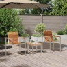 Transat 3 pcs Marron Bois de teck massif 516056516056
