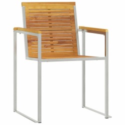 Transat 3 pcs Marron Bois de teck massif 516056516056