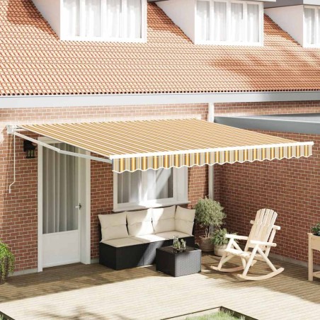Auvent Rétractable Multicolore 400 × 300 cm 516059516059
