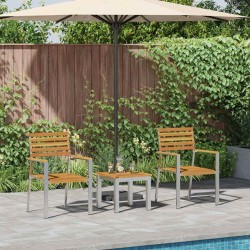Ensemble de salle à manger pour jardin 3 pcs 516060516060