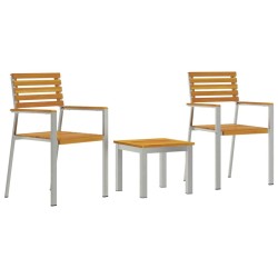 Ensemble de salle à manger pour jardin 3 pcs 516060516060