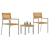 Ensemble de salle à manger pour jardin 3 pcs 516060516060