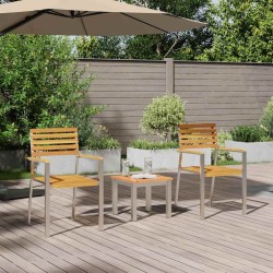 Ensemble de salle à manger pour jardin 3 pcs 516060516060