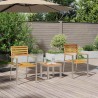 Ensemble de salle à manger pour jardin 3 pcs 516060516060