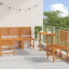 Ensemble de banc de jardin 4 pcs Marron Bois d'acacia massif 516071516071