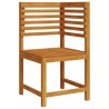 Ensemble de banc de jardin 3 pcs Marron Bois d'Acacia Massif 516072516072