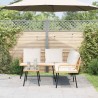 Ensemble de canapé de jardin 2 pcs Naturel polyrotin 516078516078