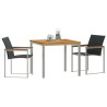 Ensemble de salle à manger pour jardin 3 pcs Marron 516080516080
