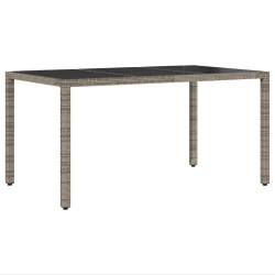 Ensemble de salle à manger pour jardin 5 pcs Gris polyrotin 516084516084