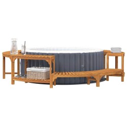 Entourage de bain à remous Marron Ø255 x 55,5 cm 516097516097